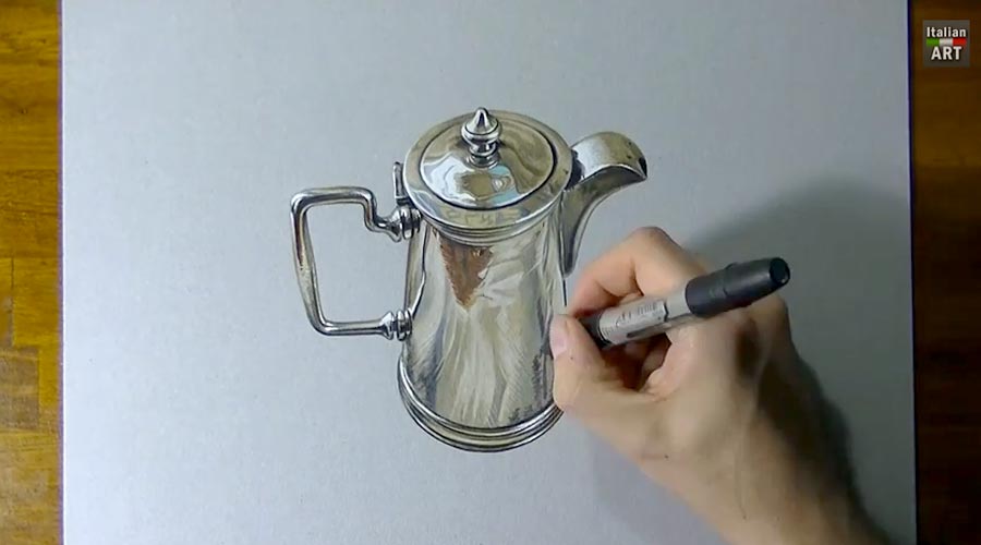 Marcello Barenghi drawing timelapse