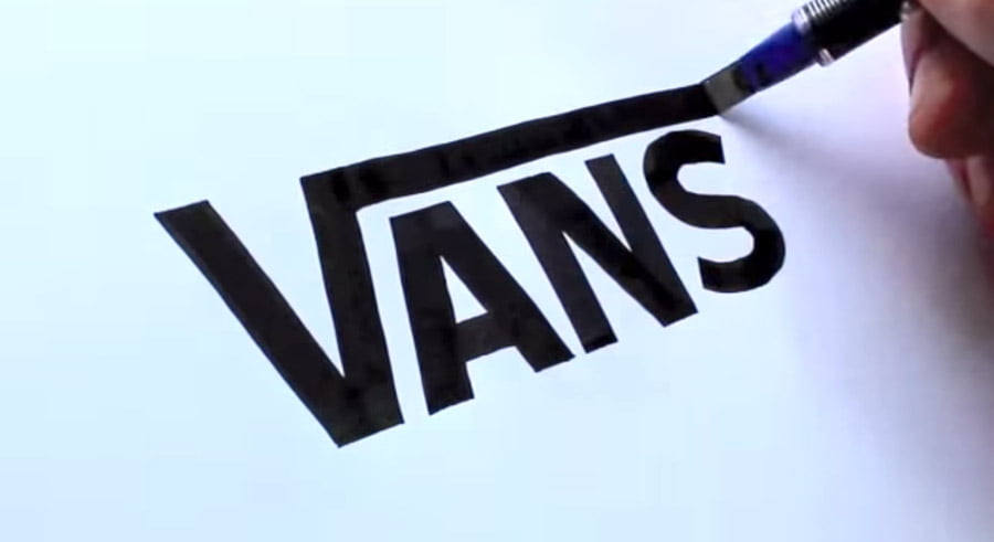 vans shoes logo handrawn by setlester